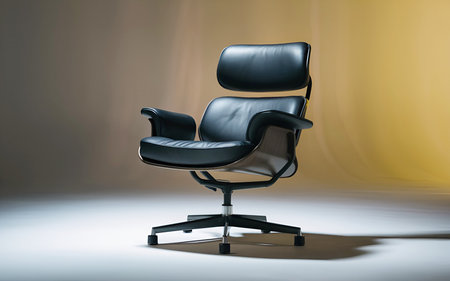 Comfort and Style: The Modern Office Chairの写真素材