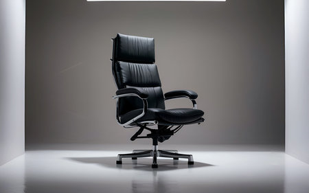 Comfort and Style: The Modern Office Chairの写真素材