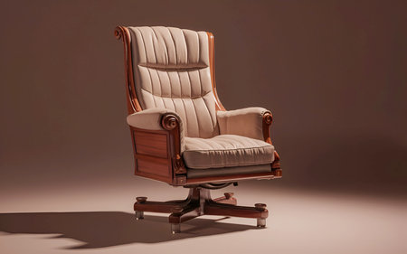 Comfort and Style: The Modern Office Chairの写真素材