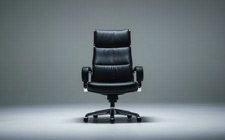 Comfort and Style: The Modern Office Chairの写真素材