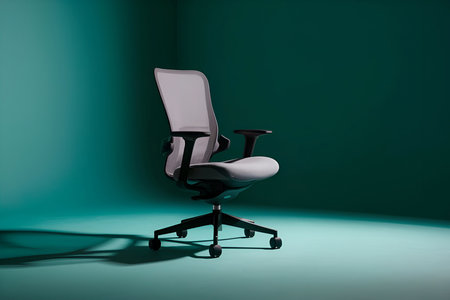 Comfort and Style: The Modern Office Chairの写真素材
