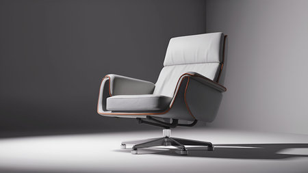 Comfort and Style: The Modern Office Chairの写真素材