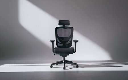 Comfort and Style: The Modern Office Chairの写真素材