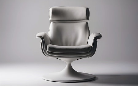 Comfort and Style: The Modern Office Chairの写真素材