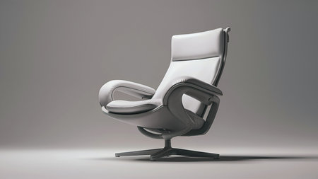 Comfort and Style: The Modern Office Chairの写真素材