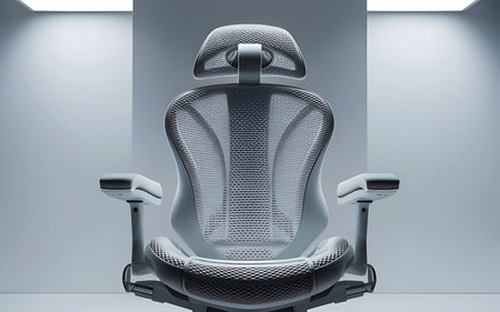 Comfort and Style: The Modern Office Chairの写真素材