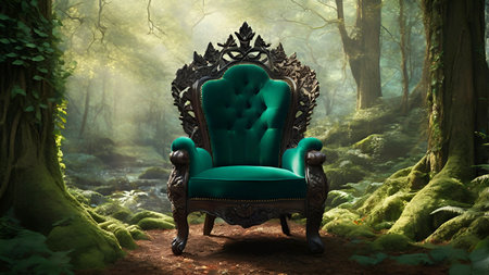 Stylish luxury chair in living room.の写真素材