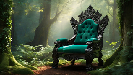 Stylish luxury chair in living room.の写真素材