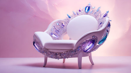 Stylish luxury chair in living room.の写真素材