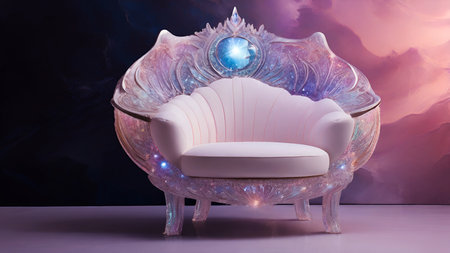 Stylish luxury chair in living room.の写真素材