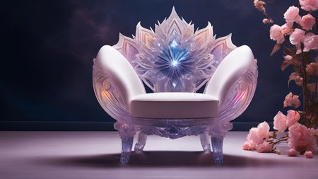 Stylish luxury chair in living room.の写真素材