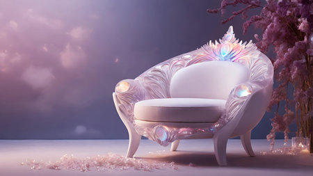 Stylish luxury chair in living room.の写真素材