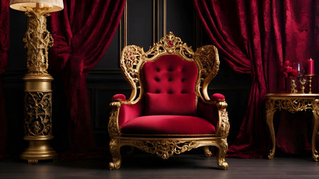 Stylish luxury chair in living room.の写真素材