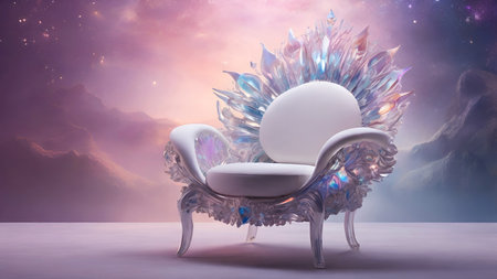 Stylish luxury chair in living room.の写真素材