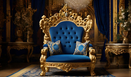 Stylish luxury chair in living room.の写真素材