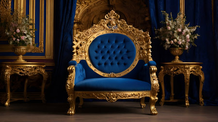 Stylish luxury chair in living room.の写真素材