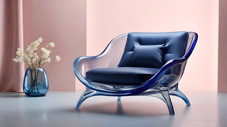 Stylish luxury chair in living room.の写真素材