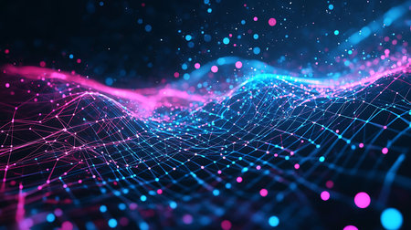 Abstract Technology Background A Fusion of Innovation and Designの写真素材