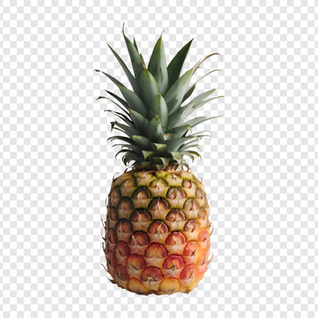 Pineapple Isolated with Transparent Backgroundの写真素材