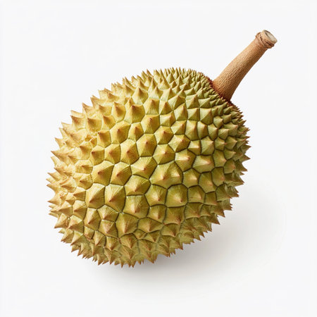 Durian fruit isolated on a white background