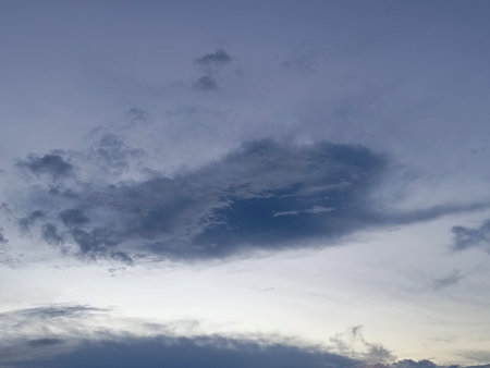 Cloudscape has been developing in gorgeous form. The sky has been developing with beautiful cloudscape.の写真素材