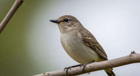 Cape Flycatcher (Luscinia cinerea)の素材