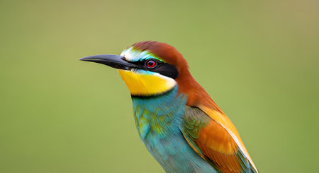 European bee-eater (Merops apiaster) in natureの素材