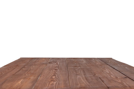 wooden texture with natural pattern and veins, stained a brown colorの写真素材