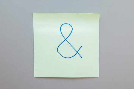 Adhesive note with inscription on a label. Front viewの写真素材