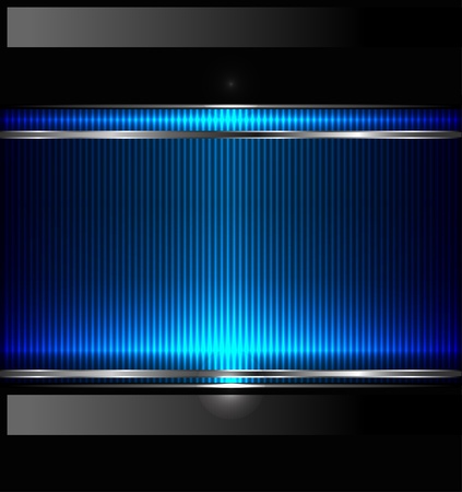 Technology background with metallic banner. Technology background with metallic banner.