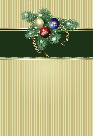 Christmas decorationsのイラスト素材