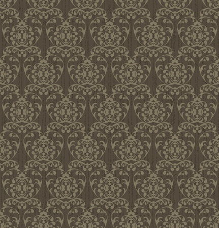 old seamless wallpaper.のイラスト素材
