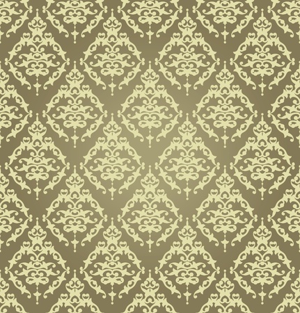 Seamless wallpaper Goldenのイラスト素材