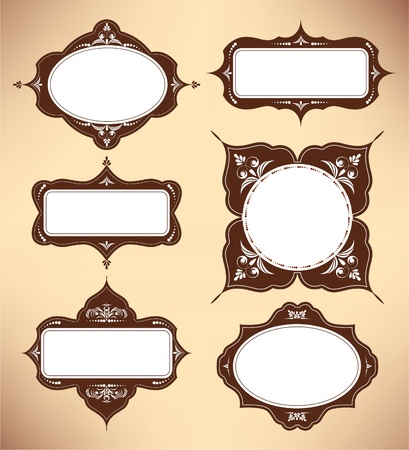 set of design elementsのイラスト素材