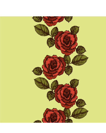 Seamless background with roses ornament. Vector illustration.のイラスト素材