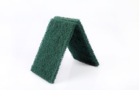 Dish Wash Scrubs Isolated on White Bcakgroundの写真素材