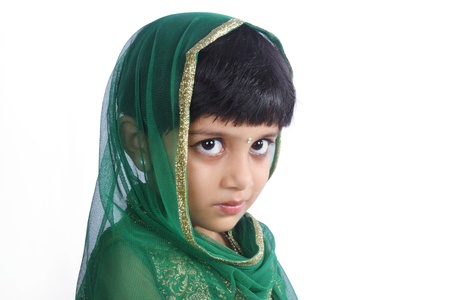 Portrait of Indian Traditional Girlの写真素材