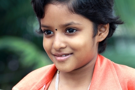 Smiling Indian Teenage Girlの写真素材