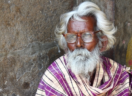 Aged indian Manの写真素材
