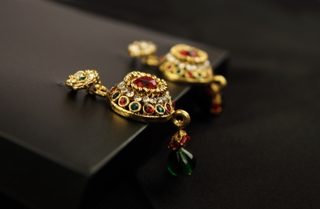 Pairs of earringsの写真素材