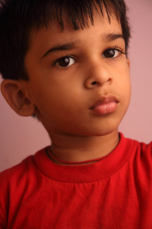 Portrait of Indian Little Boy