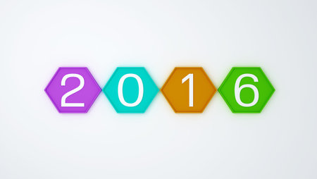 New Year 2016の写真素材