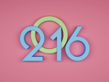 New Year 2016の写真素材