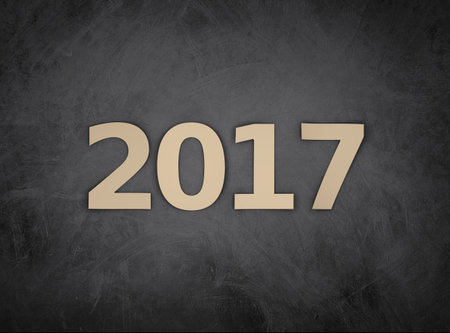 New Year 2017 - 3D Rendered Image