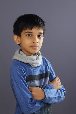 Portrait of Indian Little Boy