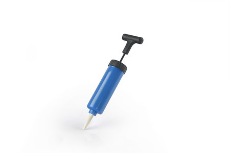 pump on the white backgroundの写真素材