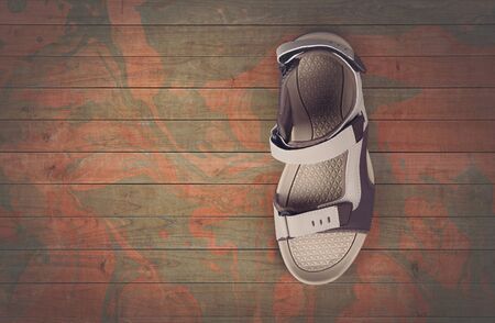 Indian Made Men's sandalsの写真素材