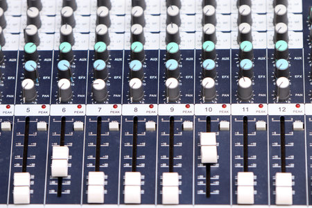 Music mixer desk