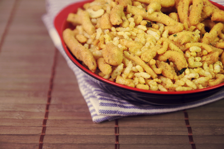 South Indian Home Made Spicy Karasevの写真素材