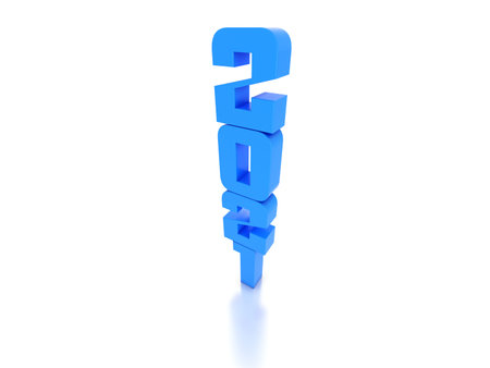 New Year 2021 Creative Design Concept - 3D Rendered Image